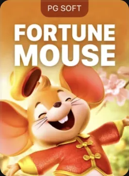 Ratón sonriente con chaqueta roja de estilo chino y flores de cerezo, miniatura de Fortune Mouse